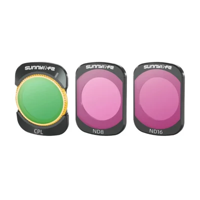 Kit De Filtros Cpl/nd8/nd16 Para Câmera Dji Osmo Pocket 3 - Sunnylife