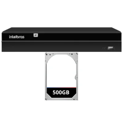 Nvd 1416 Intelbras 16 Canais Ip 4k Hd 500gb