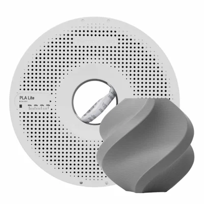 Filamento Pla Lite Bambu Lab Para Impressora 3d Cinza Escuro  1.0kg 1.75mm