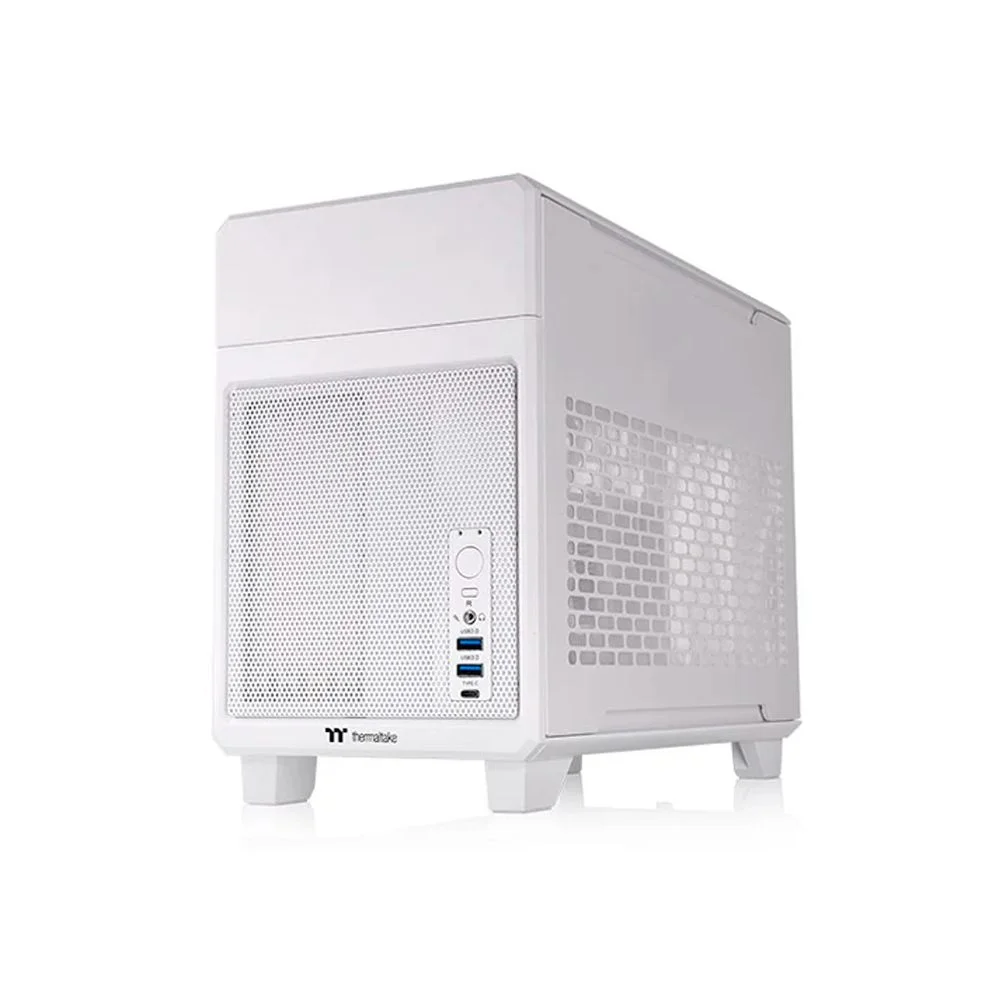 Imagem 2 de 5 do produto Gabinete Gamer Thermaltake Tr 100 Mini Case Mini Itx Sfx Branco