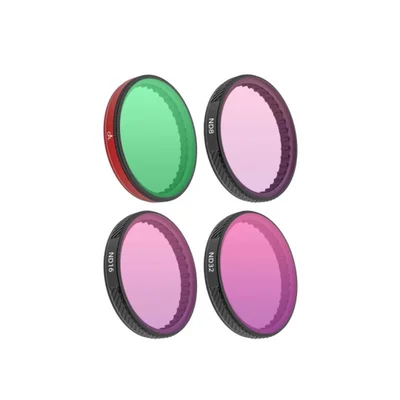 Kit De Filtros Cpl / Nd8 / Nd16 / Nd32 Para Dji Osmo Action 5 Pro / 4 / 3 - Sunnylife