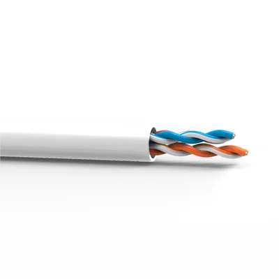 Cabo Rede Lan Cat5e Utp 500m 24awg Cmx 2 Pares Branco  | 23200181