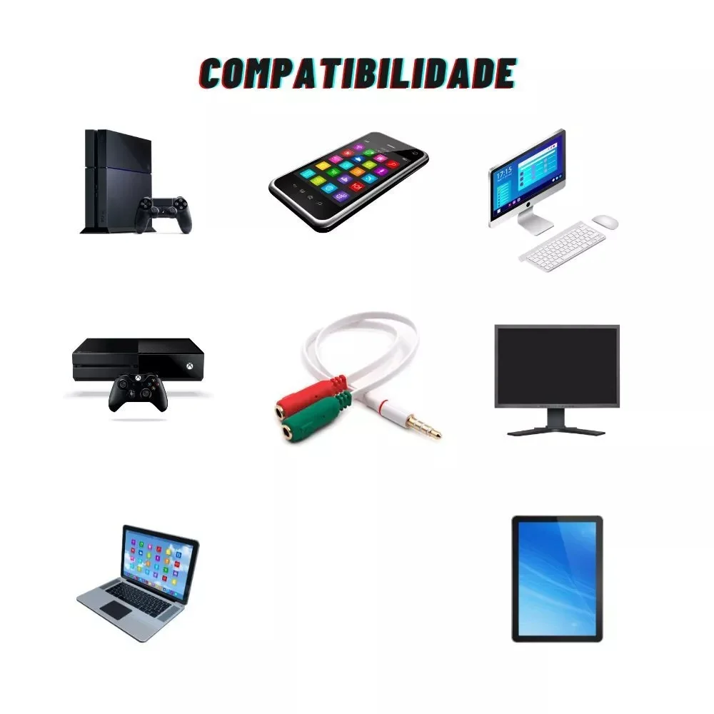 Imagem 3 de 5 do produto Cabo Adaptador P3 X P2 Fone Microfone Xt-2196 Xtrad