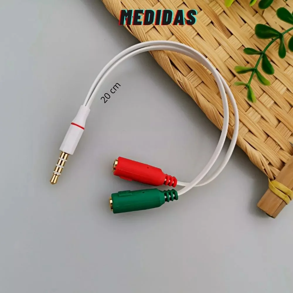 Imagem 4 de 5 do produto Cabo Adaptador P3 X P2 Fone Microfone Xt-2196 Xtrad