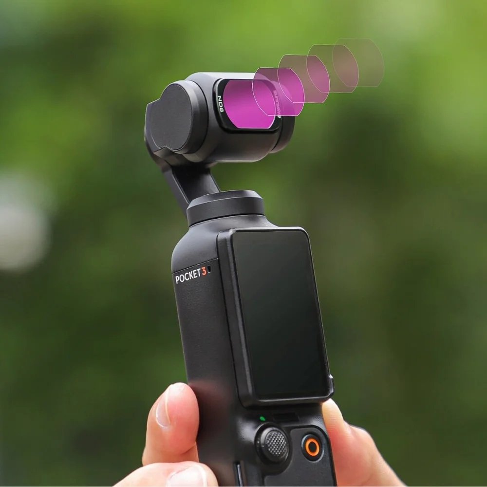 Imagem 2 de 4 do produto Kit De Filtros Nd8/nd16/nd32/nd64 Para Câmera Dji Osmo Pocket 3 - Sunnylife