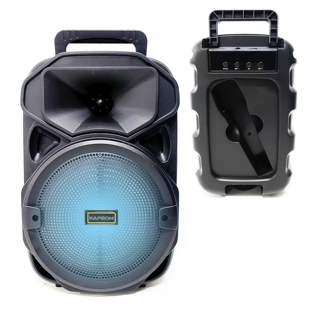 Imagem 4 de 5 do produto Caixa Som Bluetooth Portátil 100w Com Microfone Kapbom