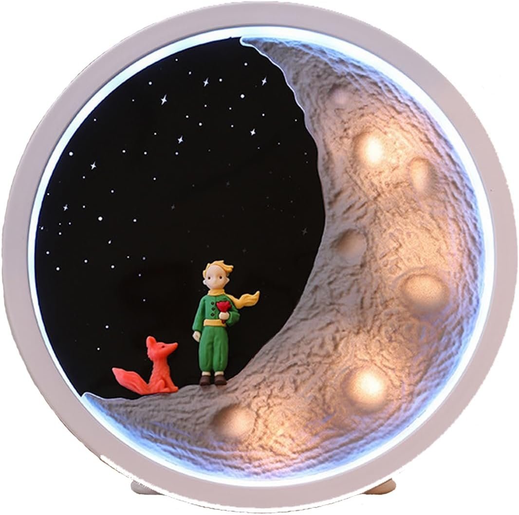 Luminária Pequeno Príncipe Le Petit Prince Com Som Bluetooth