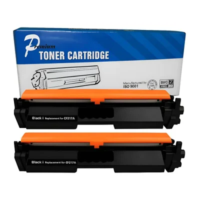 Kit 2 Toners Compatíveis Hp Cf217a 17a M102w M130
