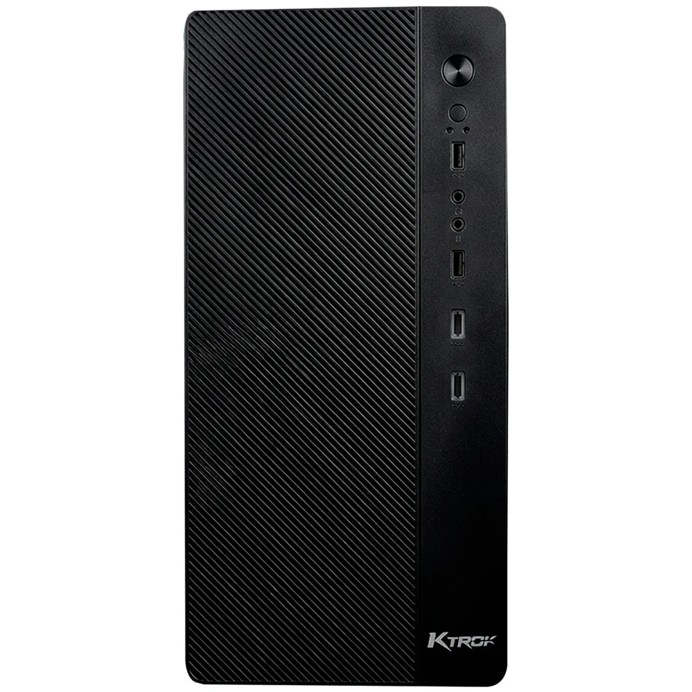 Gabinete Office Ktrok Kt-m29, Ultra Compacto, Usb, Audio Frontal, Micro-atx, Mini-itx - Preto