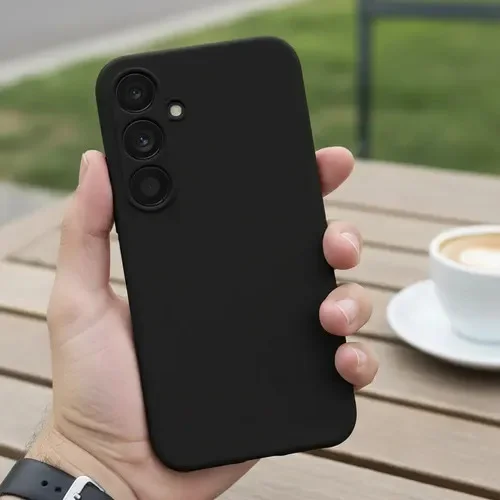 Capa Silicone Aveludada + Película Cerâmica 9d Para Samsung Galaxy S26 Plus