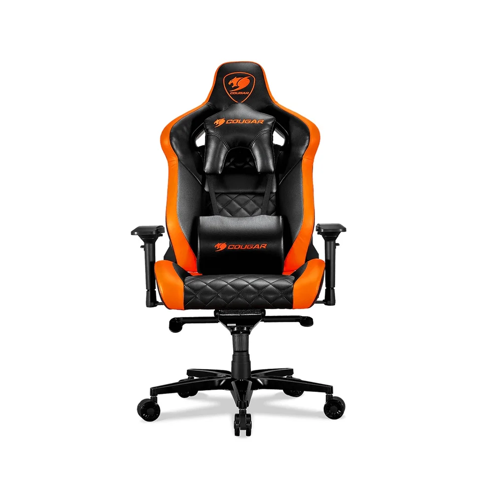 Cadeira Gamer Cougar Armor Titan, 160kg - Laranja Cadeira Gamer Cougar Armor Titan, 160kg - Laranja