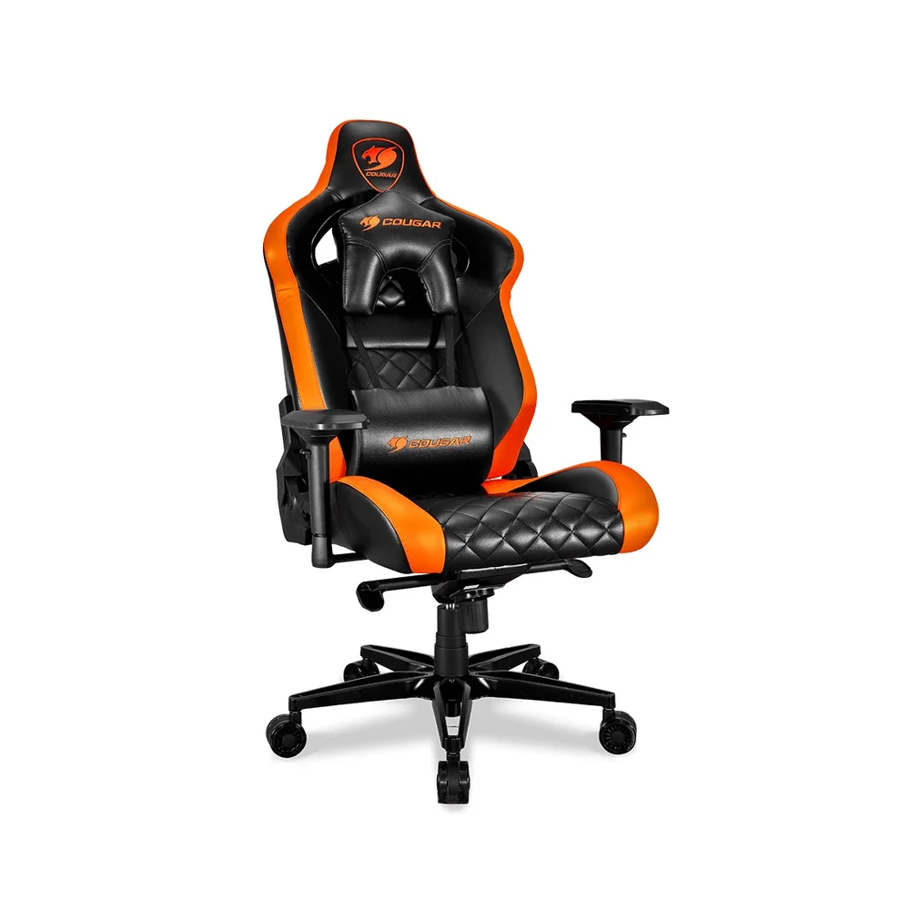 Cadeira Gamer Cougar Armor Titan, 160kg - Laranja Cadeira Gamer Cougar Armor Titan, 160kg - Laranja