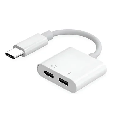 Adaptador Otg Tipo- C Áudio E Carregador 2.1a Inova