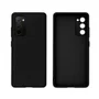 Capa Silicone Aveludada + Película Privacidade Fosca Para Samsung Galaxy S26 Plus