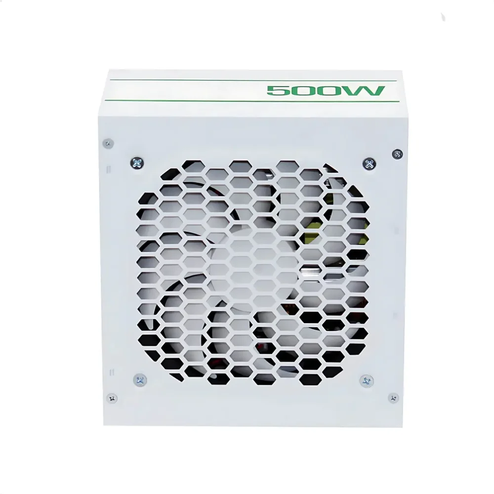 Imagem 3 de 5 do produto Fonte Atx 500w Bluecase Blu800-atps Bivolt Auto Branco