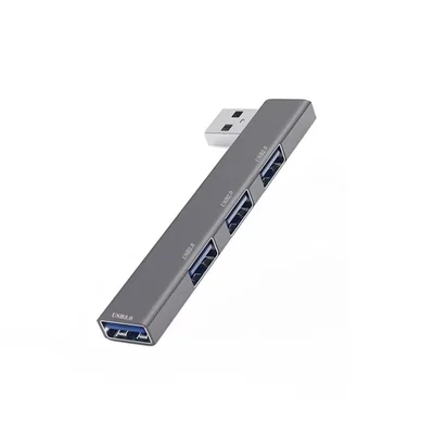 Adaptador Hub USB 4 Portas USB 3.0 e 2.0 Expansor Alta Velocidade para Celular Notebook D-PC5401