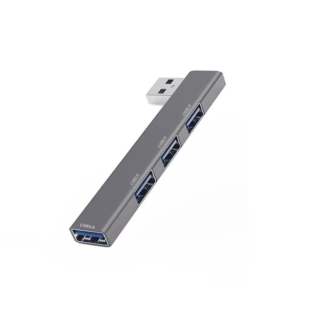 Imagem 1 de 3 do produto Adaptador Hub USB 4 Portas USB 3.0 e 2.0 Expansor Alta Velocidade para Celular Notebook D-PC5401