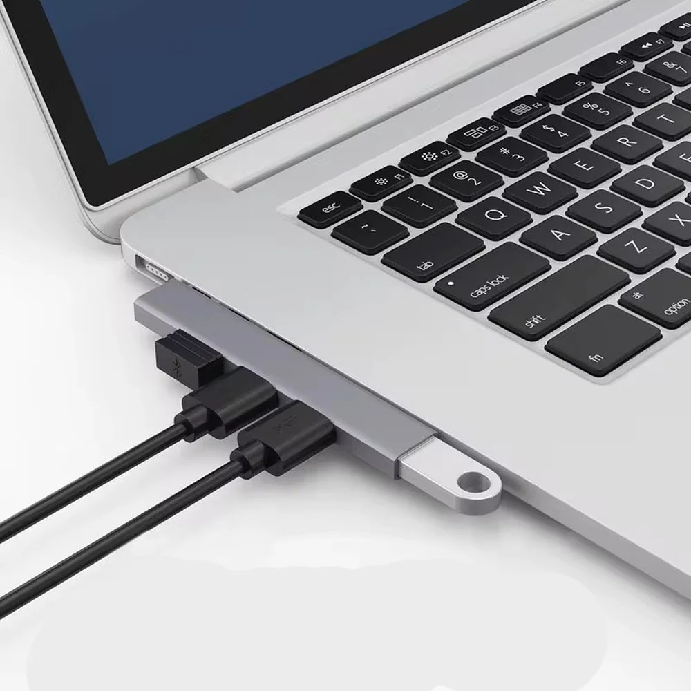 Imagem 3 de 3 do produto Adaptador Hub USB 4 Portas USB 3.0 e 2.0 Expansor Alta Velocidade para Celular Notebook D-PC5401