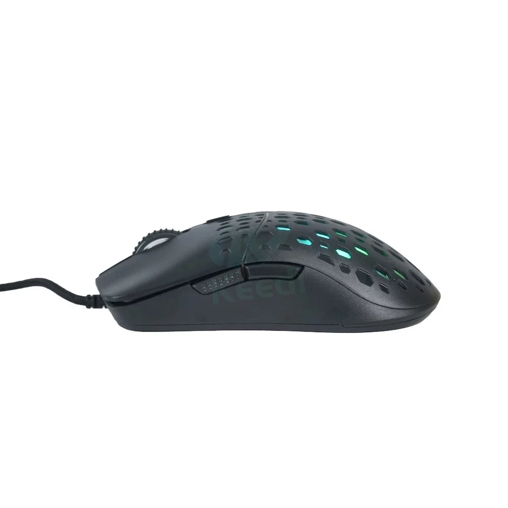 Imagem 4 de 5 do produto Mouse Colmeia Óptico Gamer Com Fio RGB Keedi 1600/3200/6400dpi