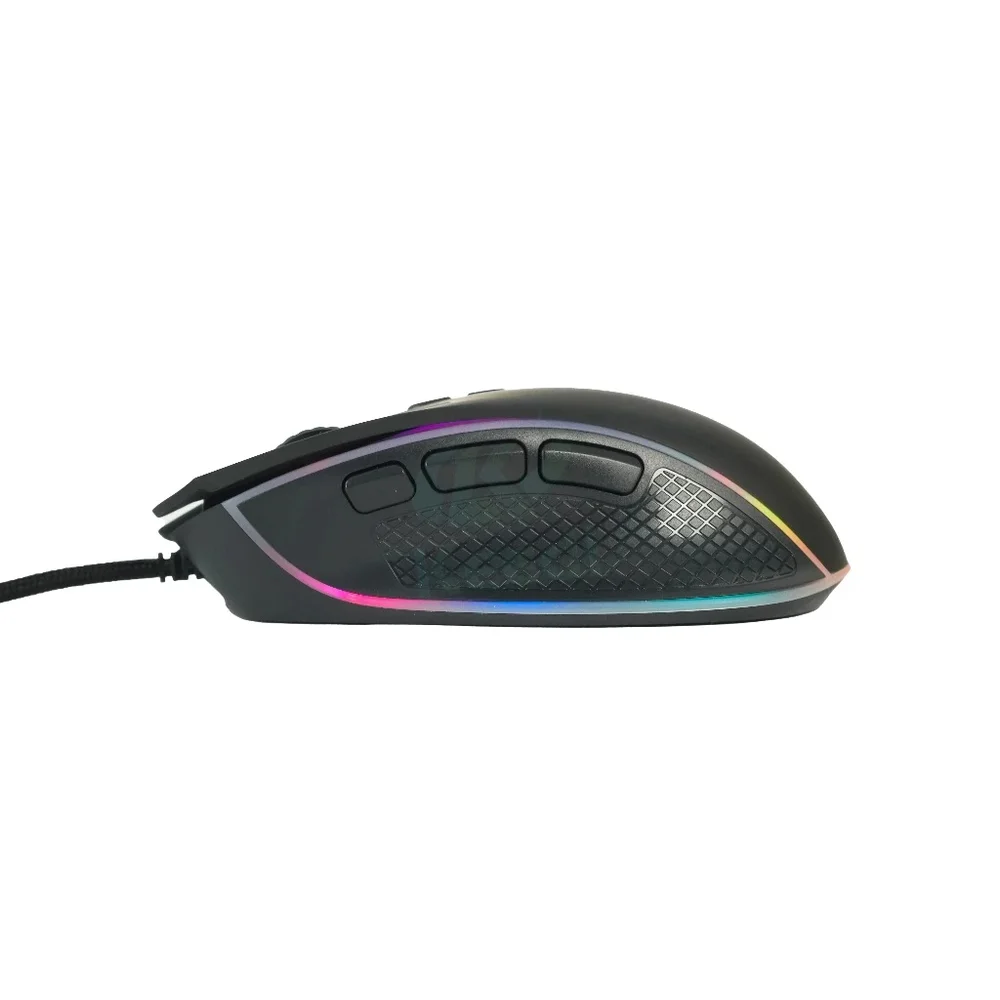 Imagem 4 de 5 do produto Mouse Gamer Ergonômico RGB Até 7200dpi Com Fio 1.5m Keedi Mou903
