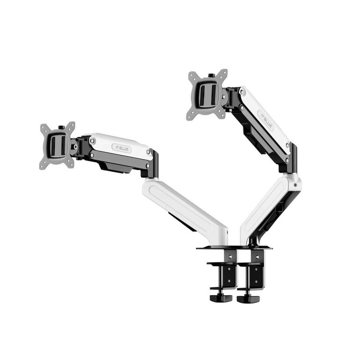 Suporte Duplo Para Monitor 14" A 32" Vesa 75x75 100x100 Alumínio Le-3652
