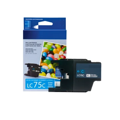 Cartucho Lc75c Lc-75xl Ciano J430w J6710dw J6510dw 7ml