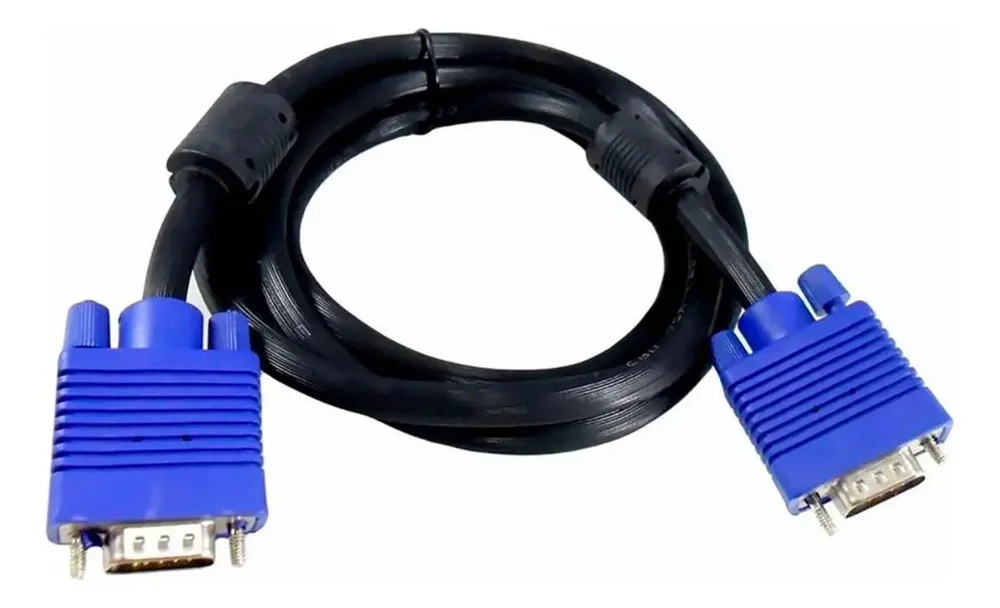 Imagem 3 de 4 do produto Cabo Vga/vga Conexão De Vídeo Para PC E Tela 1,8 M