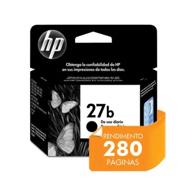 Cartucho De Tinta Hp 27b Preto C8727bb Ppb Uso Diario