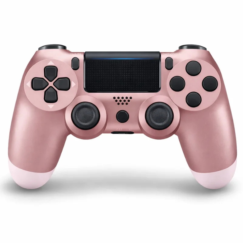 Controle Sem Fio Compatível Com Play4 Ps4 Playstation 4 / Slim / Pro / PC E Smart Tvs Samsung Cor Rose