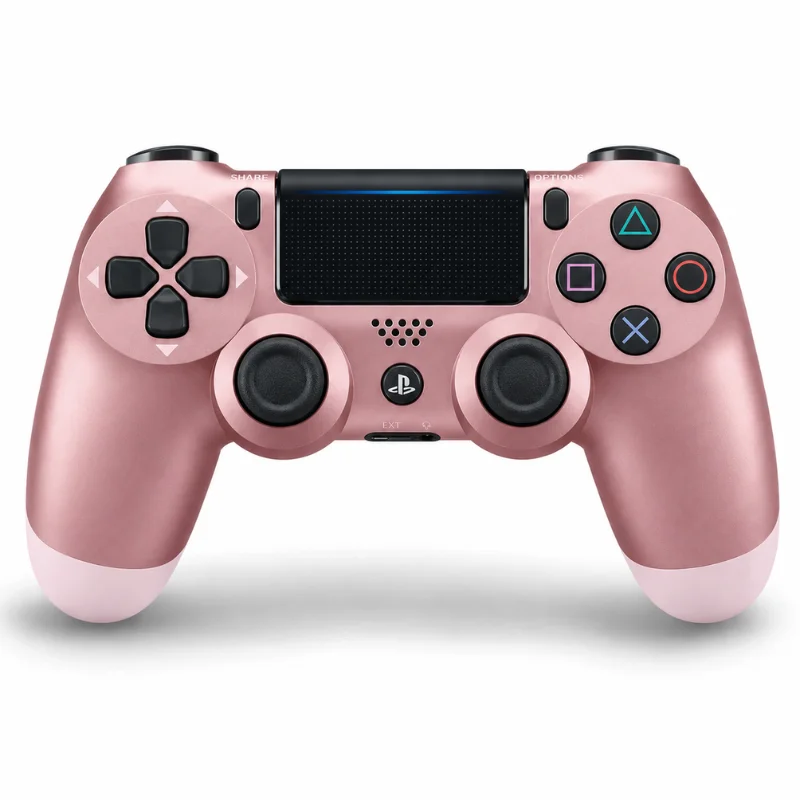 Controle Sem Fio Compatível Com Play4 Ps4 Playstation 4 / Slim / Pro / PC E Smart Tvs Samsung Cor Rose