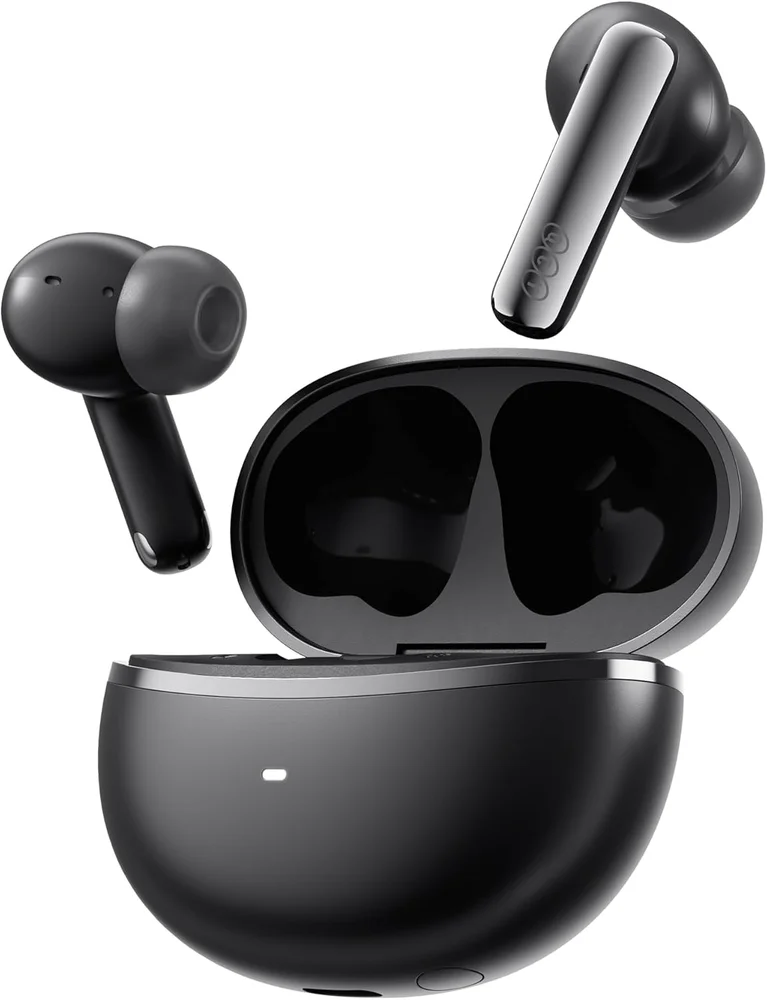Fone De Ouvido Sem Fio Qcy Melobuds N70 (preto) Áudio Hi-res Ldac Bluetooth 6.0, Carregamento Sem Fio Ios, E Android,