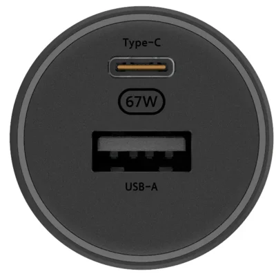 Carregador Rápido Turbo Xiaomi 67w Usb-a E Usb Tipo C - Preto — foto 2