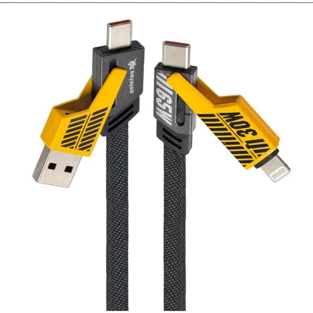 Imagem 5 de 5 do produto Cabo Turbo Resistente 4 Em 1 Para Celular