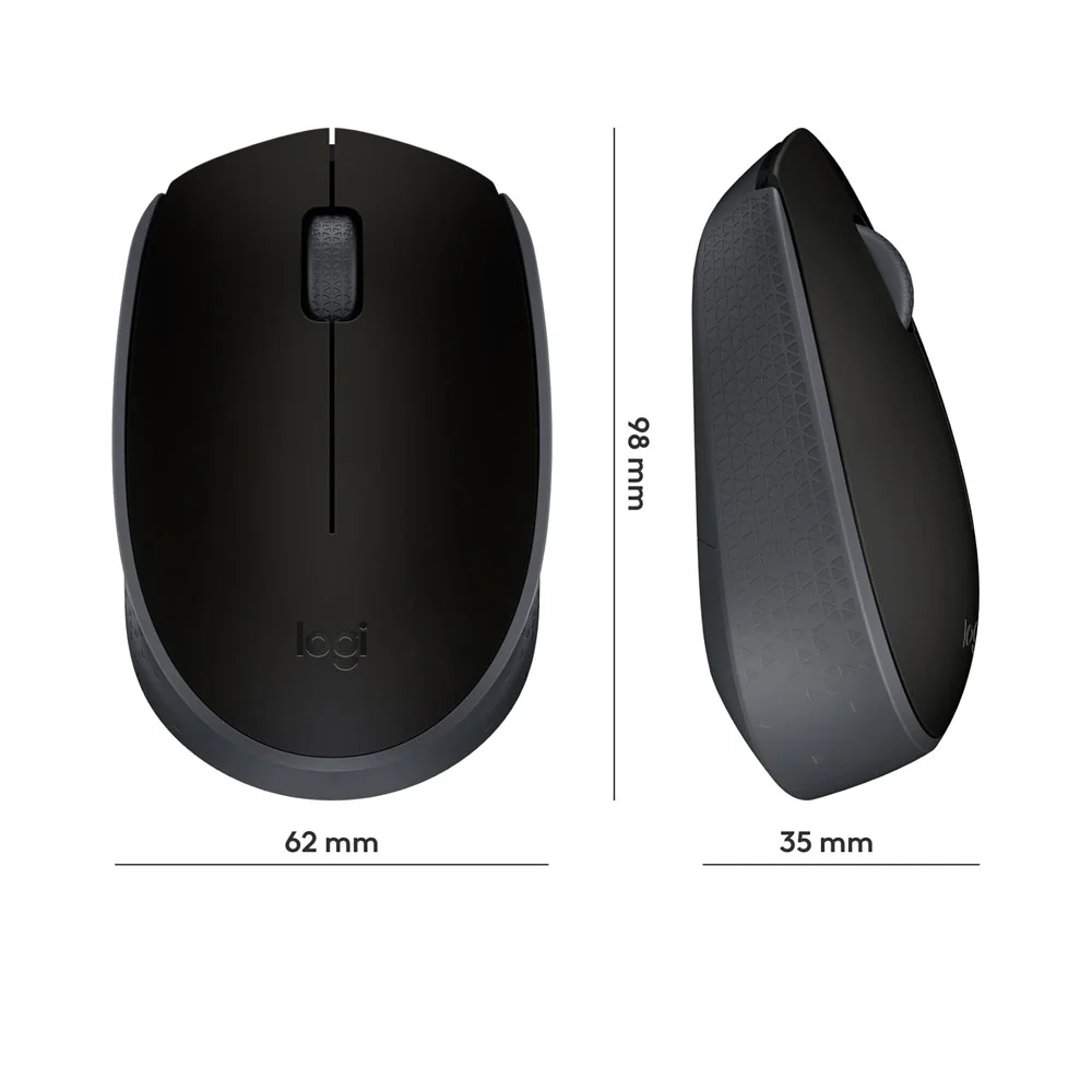 Imagem 2 de 3 do produto Mouse Sem Fio Logitech M170 Preto