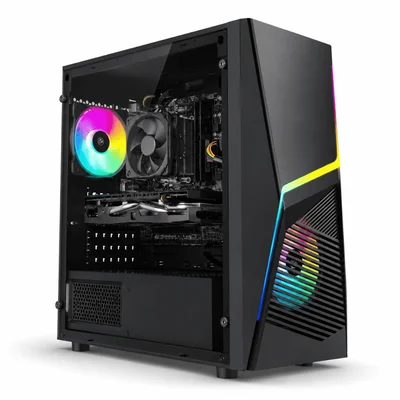 PC Gamer Completo Intel Core i5-4590, RX 580 8GB, 16GB DDR3, SSD 512GB, RGB Preto