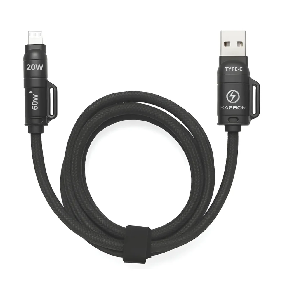 Imagem 4 de 4 do produto Cabo De Dados 4 Em 1 60w 1,20 Metros