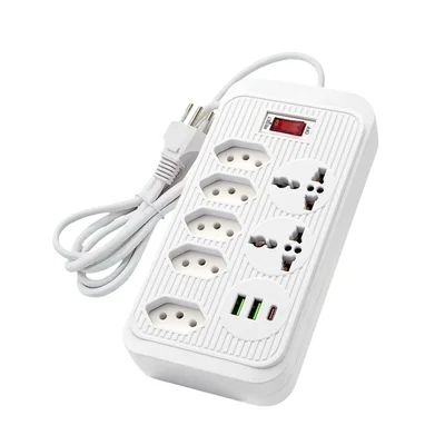 Filtro De Linha Tomadas E Usb 3 Metros