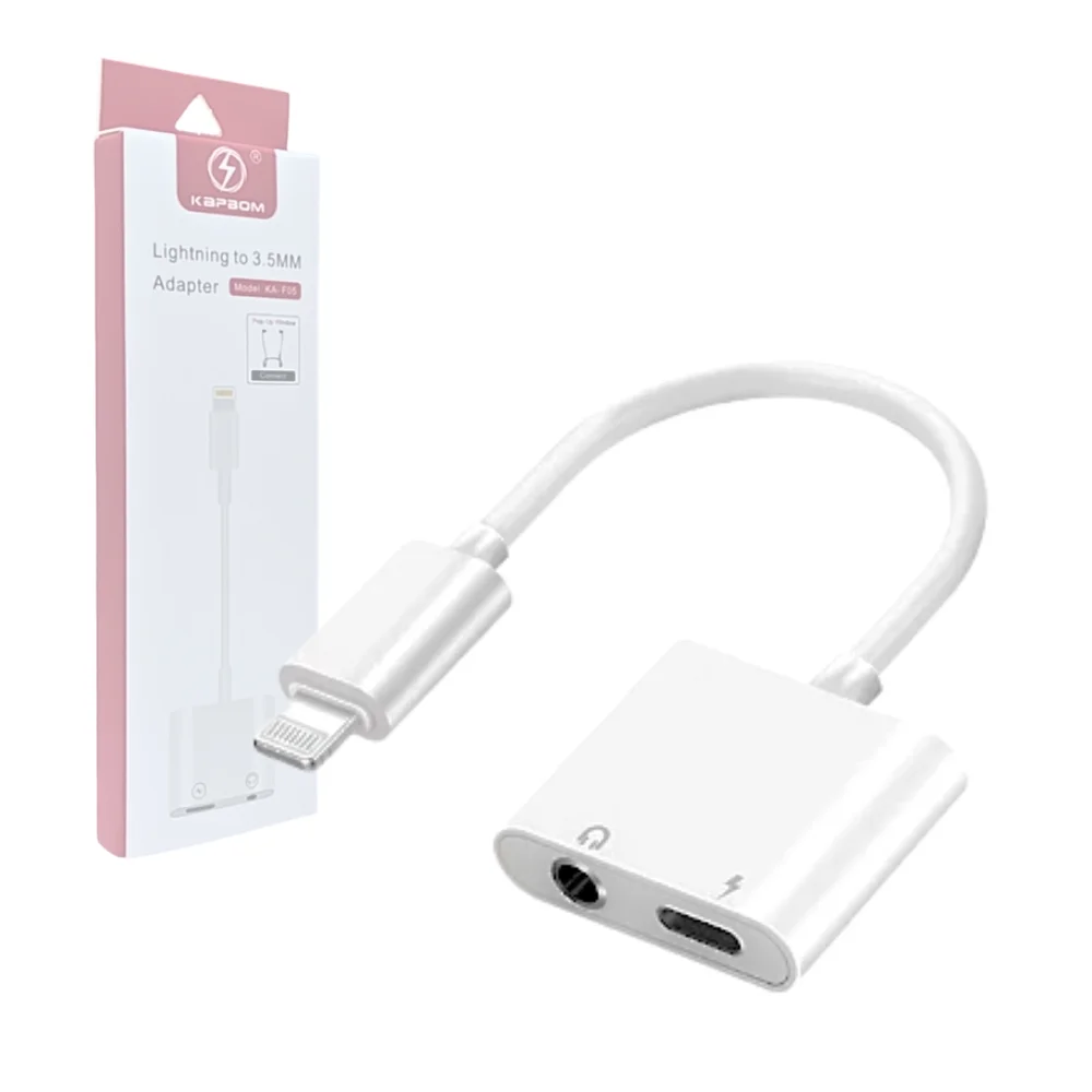 Imagem 2 de 3 do produto Adaptador Para Fone De Ouvido E Carregador