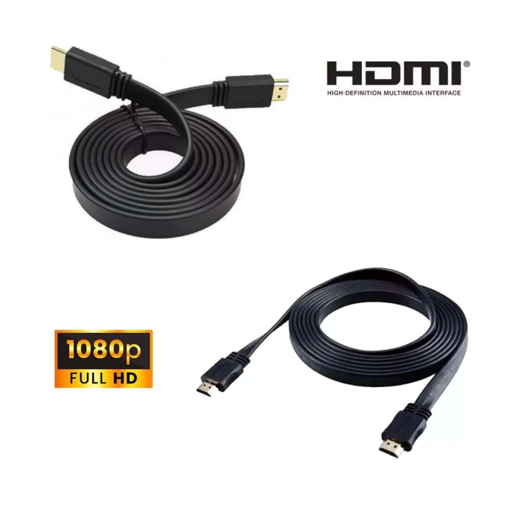 Imagem 3 de 4 do produto Cabo HDMI Achatado 2 Metros 4k Emborrachado
