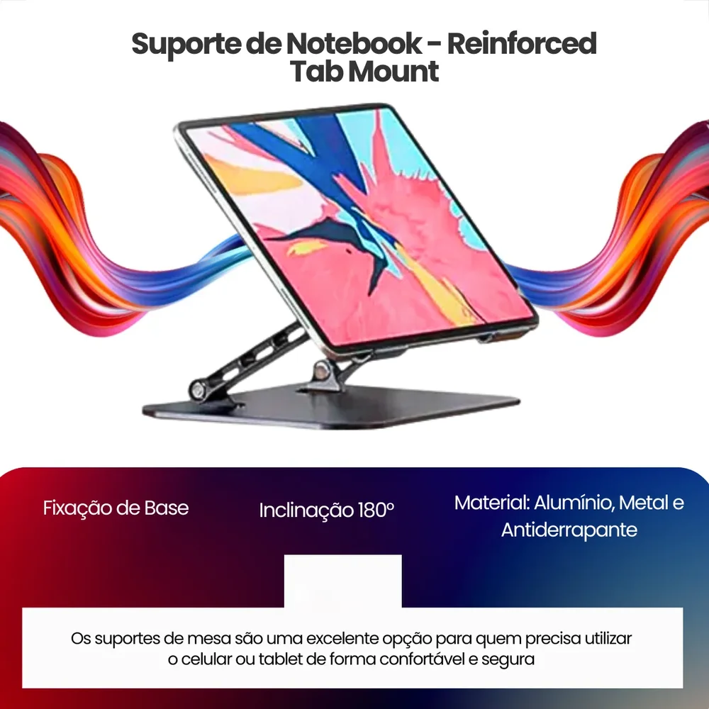 Imagem 4 de 5 do produto Suporte De Mesa Articulado Para Notebook
