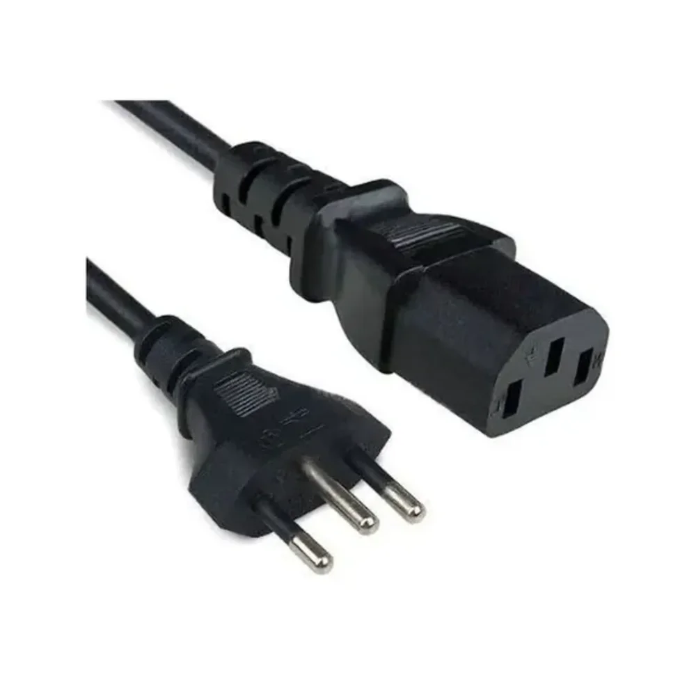 Imagem 4 de 4 do produto Cabo De Força Tripolar Atx / C13de 1,2m