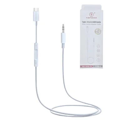 Cabo Auxiliar Tipo-c P2 3.5mm Audio  1 Metro Kapbom