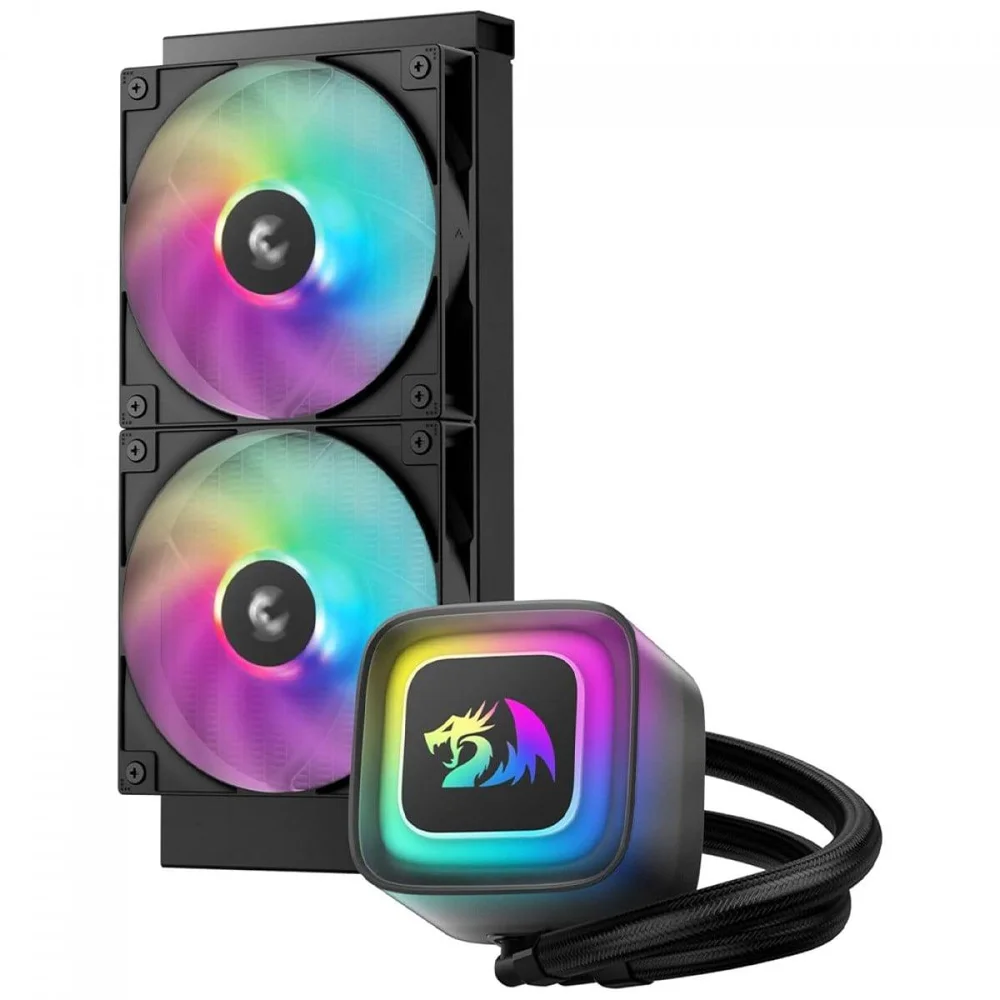 Imagem 2 de 5 do produto Water Cooler Gamerstorm X Redragon Le240 Rd, RGB, 240mm, Intel-amd, Preto, R-le240rd-bkammn-a-1