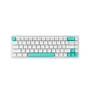 Teclado Mecânico Gamer RGB 68 Teclas Compacto Silencioso Cabo Removível Usb-c Para PC E Console