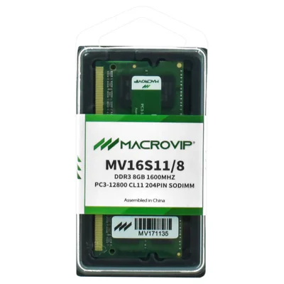 Memoria Notebook Ddr3 8GB 1600mhz Macrovip