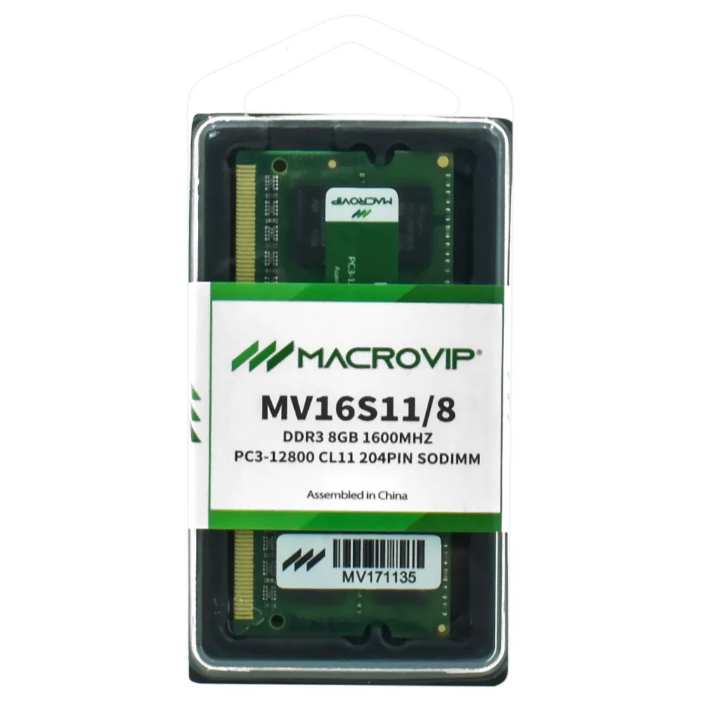 Memoria Notebook Ddr3 8GB 1600mhz Macrovip