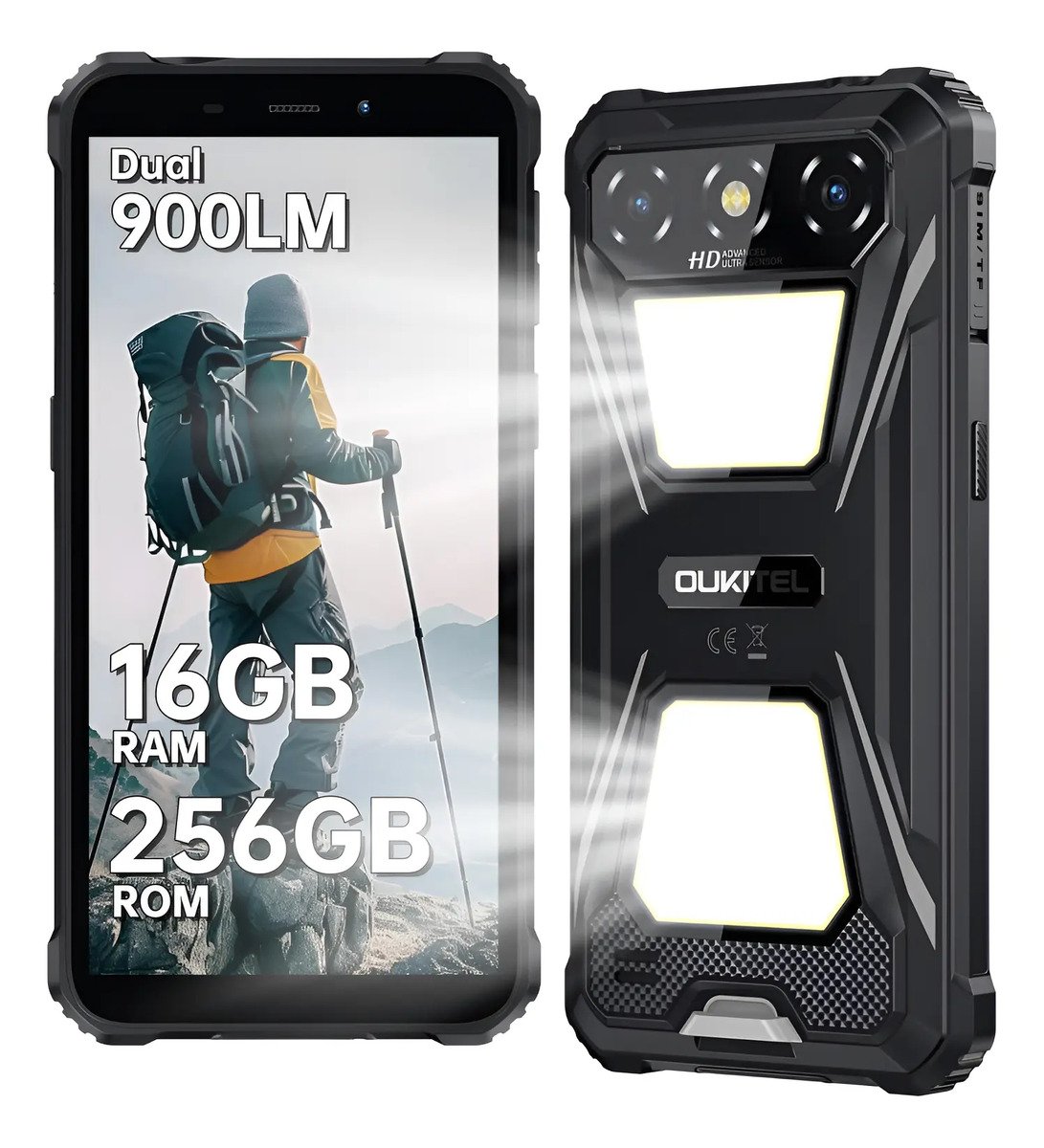 Smartphone Oukitel G5 Dual Sim 256gb 16gb Ram 6300 Mah Lanterna A Prova Agua