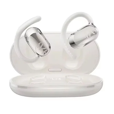 Fone Gancho Haylou Earhook 1 Ow02 Com Enc, 40 Horas, Bl 5.4 App Customização Som Ai 4 Microfones Cor:branco