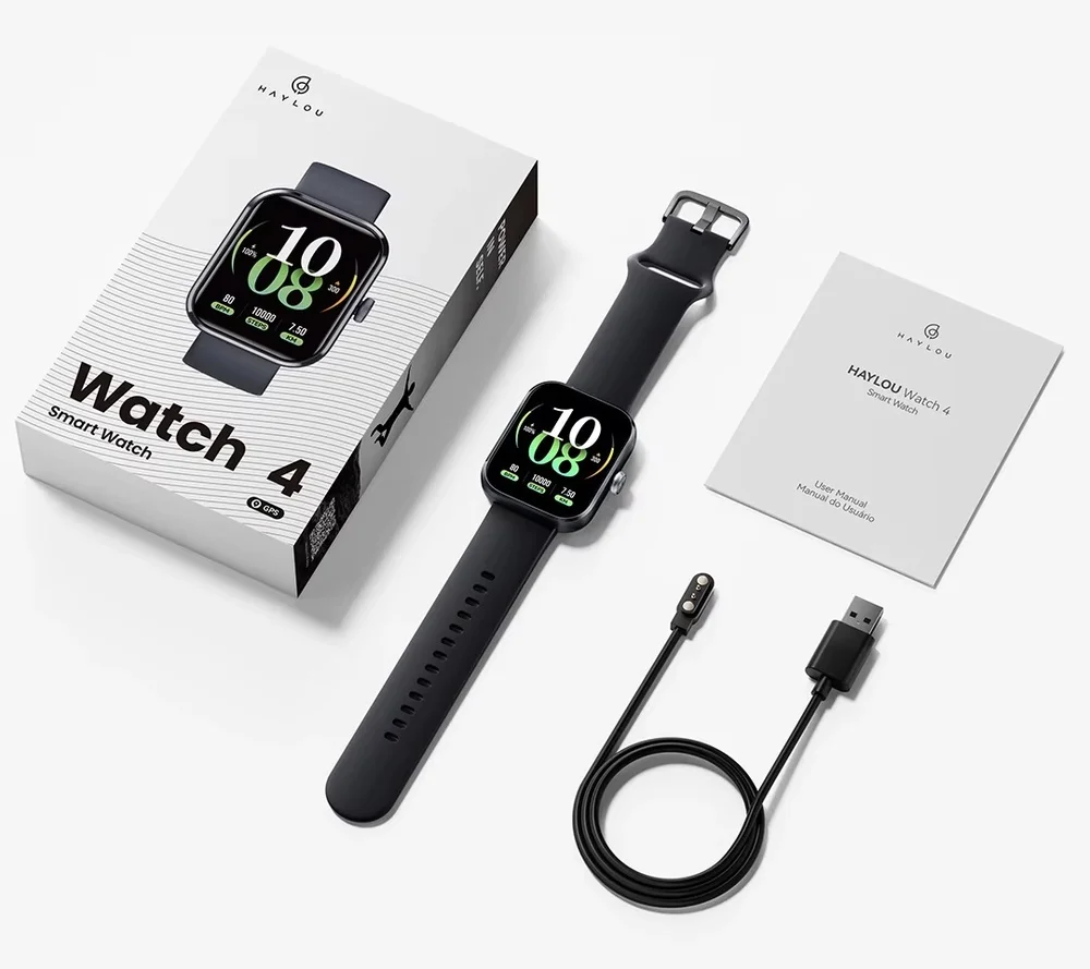 Smartwatch Haylou Watch 4, Gps Integrado, Tela AmoLED, Tela Touch 1.93" Ultra 5