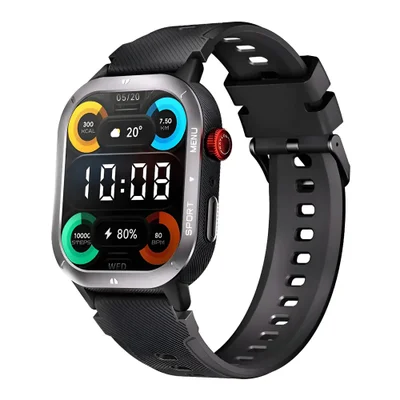 Smartwatch Haylou Iron Neo, Bluet 5.3, Faz E Rec Chamadas, Esporte Saúde, Strava, 1,95 Poleg